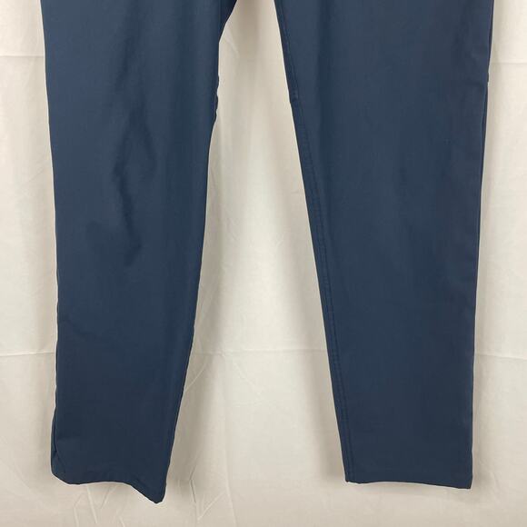 Lululemon ABC Pant Classic Warpstreme Navy Blue 33" Inseam Size 32 *SEE DETAILS* - Picture 3 of 7